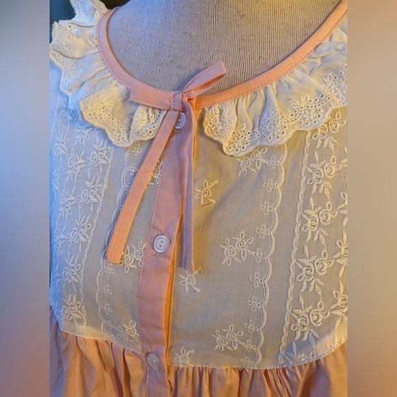 Lovery and Happy Pyjana Banana Girl 90 Baby Doll Ruffle Pink and White Top. New - Picture 2 of 14